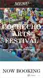 Mobile Screenshot of cochechoartsfestival.org